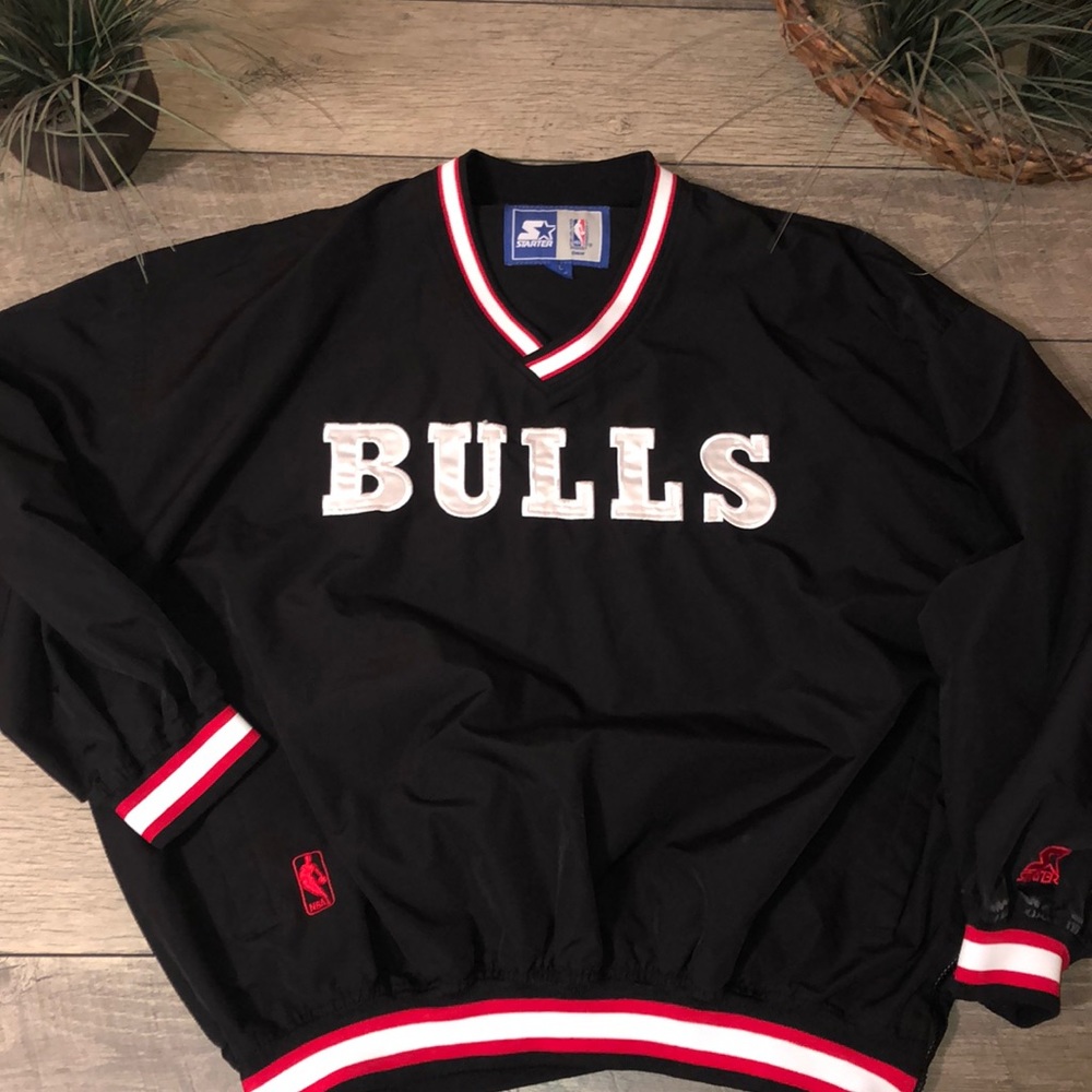 Vtg 90’s Chicago Bulls started jacket xl windbreak